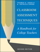 Classroom Assessment Techniques: A Handbook for College Teachers, 2nd Edition (1555425003) cover image