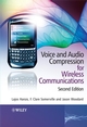 Voice and Audio Compression for Wireless Communications, 2nd Edition (0470515813) cover image