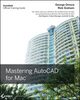 Mastering AutoCAD for Mac (1118010973) cover image
